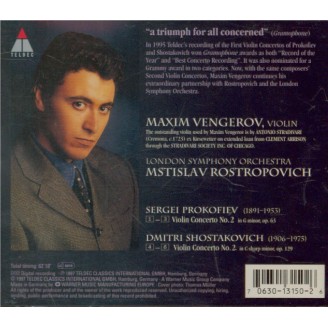 PROKOFIEV - Vengerov - Concerto pour violon n°2 en sol mineur op.63